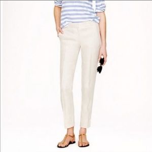 J. Crew city fit stretch cropped in white size 2